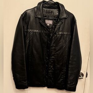 Vintage Wilsons Leather Black Jacket